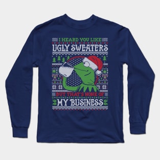 None of Your Business Long Sleeve T-Shirt